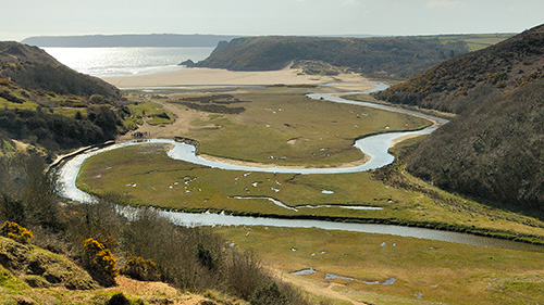 From Pennard Castle